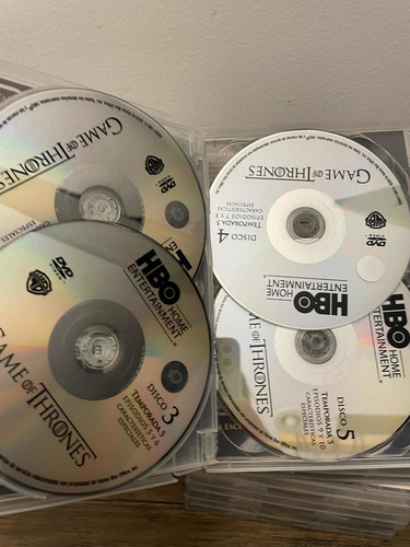 Paquete Game Of Thrones 1-5 Dvd Original (Usado)