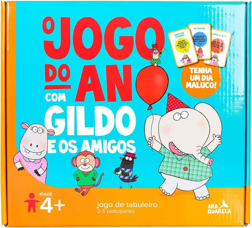 Jogo De Tabuleiro Infantil Gildo E Os Amigos O Jogo Do Ano