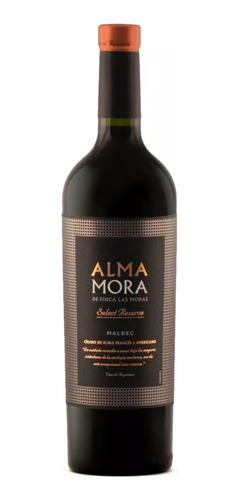 Vino Tinto Alma Mora Select Reserva Malbec X750ml