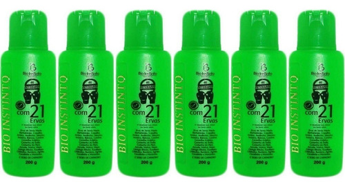 Kit Com 6 Gel Detonador Com 21 Ervas 200g Bio Instinto