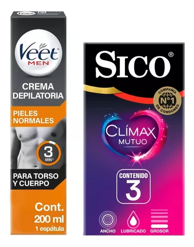 Veet for Men Crema Depilatoria para Torso y Cuerpo