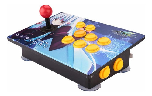 \/ Usb Arcade Fighting Joystick Controlador De Juego Para