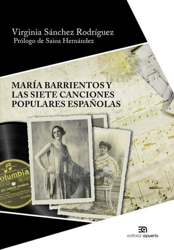 Libro Maria Barrientos Y Las Siete Canciones Populares Es...