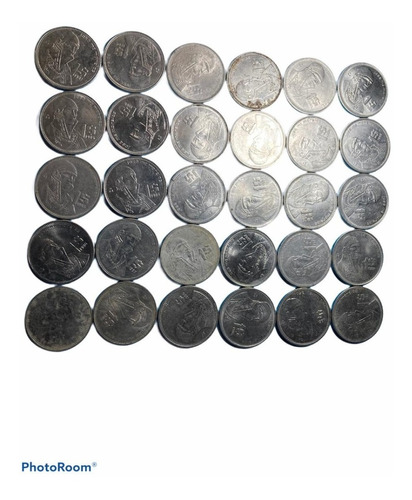 Monedas 1 Peso (30 Piezas)  Varios Años