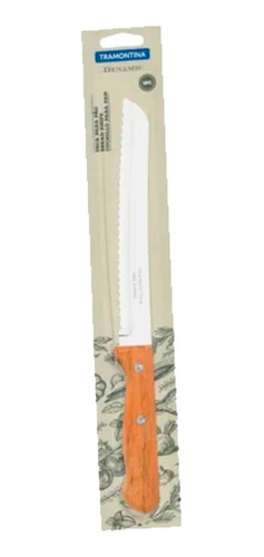 Cuchillo Pan 8'' Tramontina Dynamic Mango Madera 31cm