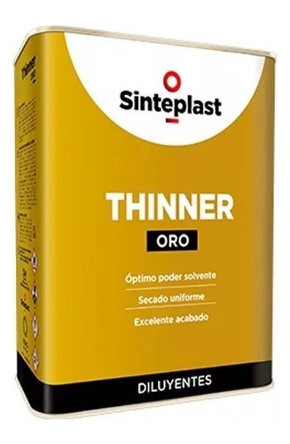 Thinner Sello De Oro 4 Lts