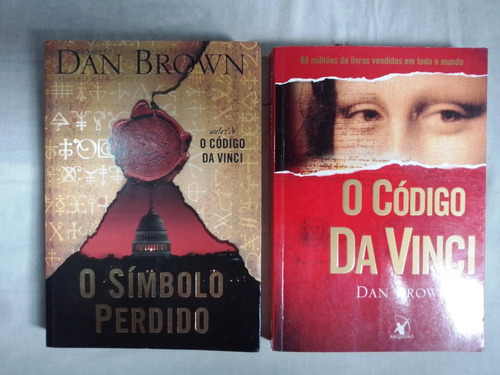 O Código Da Vinci  O Silbolo Perdido Dan Brown Livro Combo Kit