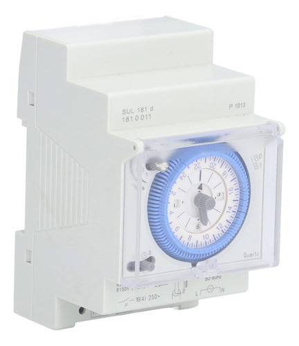 . Temporizador Mecánico Time 24 Horas Din Rail Power