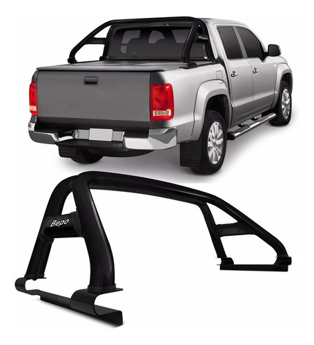 Barra Antivuelco Negra Bepo Elegance2 P/ Chevrolet S10 12+