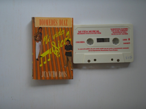 Diomedes Diaz Mi Vida Musical  Casete Colombia 1991