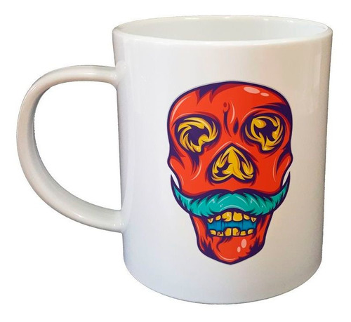 Taza De Plastico Red Moustache Bigote Rojo