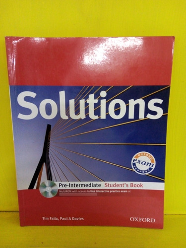 Solutions. Pre-intermediate Student's Book. Oxford