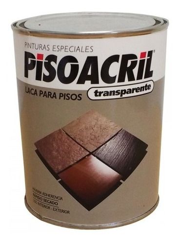 Laca Para Pisos Plavicon Pisoacril Transparente X4 Lt | Gran