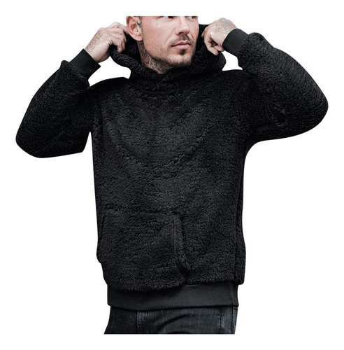 Sudadera Con Capucha De Felpa De Doble Cara Para Hombre, Cas