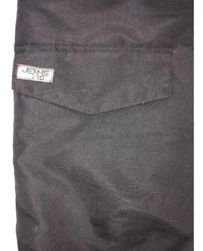 Pantalon Ski Trampa Nieve Impermeable Termico Negro Jeans710