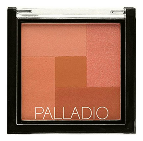 Palladio 2 En 1 Mosaico En Polvo Colorete Y Bronceador, Rosa