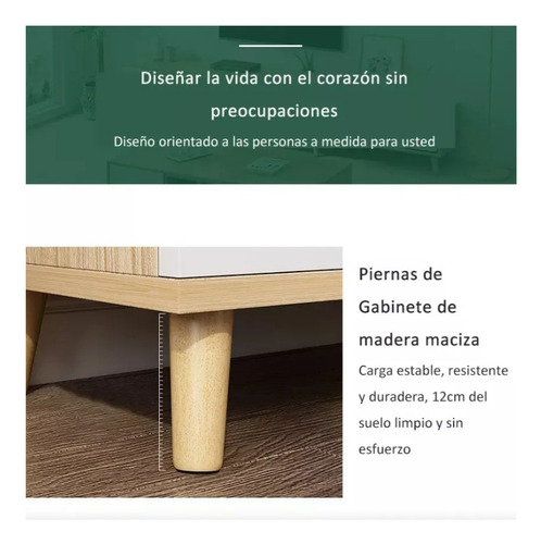 Rack Mueble Tv Ancho Extendible 180-258cm Moderno Minimalist Marrón
