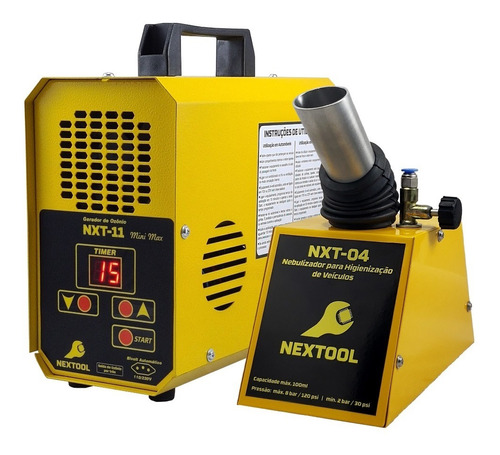 Gerador De Ozônio Nxt-11 Slim + Nebulizador Nxt-04 Nextool
