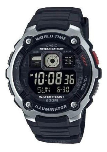 Reloj De Hombre Casio Black  Ae-2000w-1bvdf