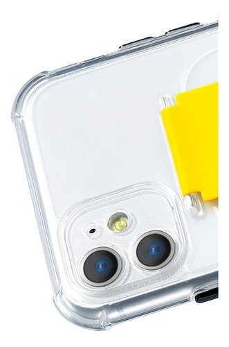 Capa Suporte Mão Translúcida Compatível C/ iPhone 12 Pro Max