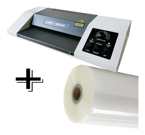 comprar Plastificadora Laminadora Rafer Oficio Y A4 + Rollo Brillo