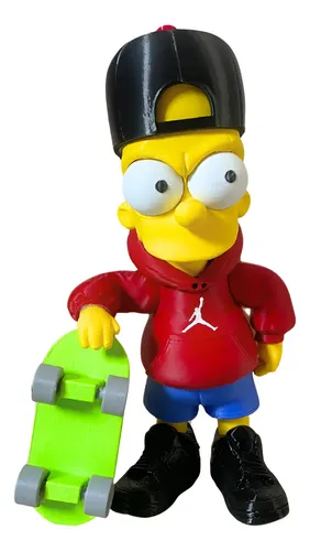 Boneco Bart Simpson - The Simpsons Multicolorido Versão Luxo