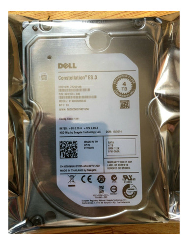 Disco Duro 9pr63 Dell 4tb 6g 7.2k 3.5 Sata W/f238f