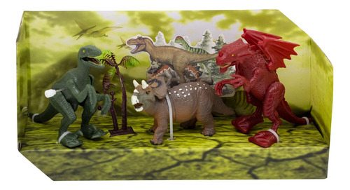 Set De Dinosaurios 3 En 1 Rs002-2 Dinosaurs Island Toys