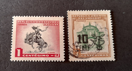 Sello Postal - Uruguay - Motivos Locales - 1954