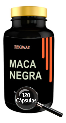 Maca Peruana 100% Pura, 120 Capsulas. Entrega En El Dia