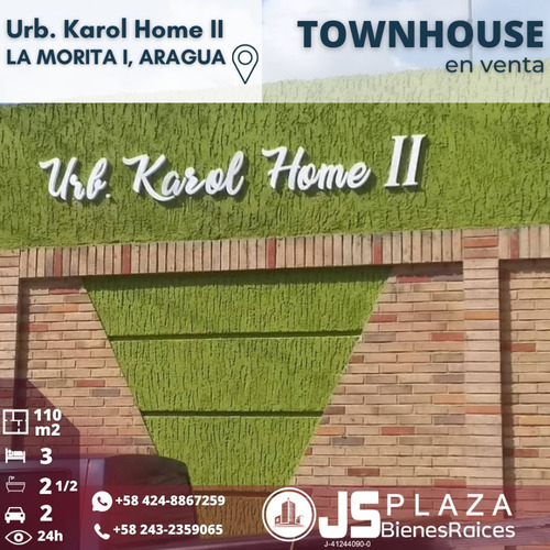 Imagen 2 de 12 de Venta Tonwhouse En La Morita I Karol Home Ii 04248867259