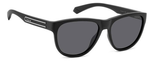 Lentes Polaroid Pld2156/s 003 Matt Black Polarizado Lente Dark Grey Diseño Solar