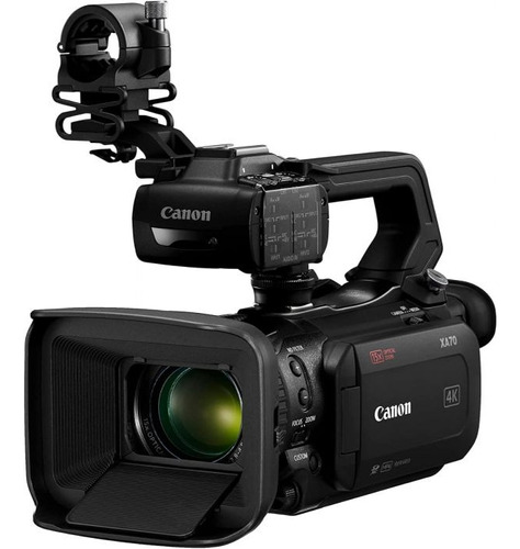 Camara De Video Ultra Hd 4k Canon Xa70 /mic.xlr/15x Zoom Color Negro