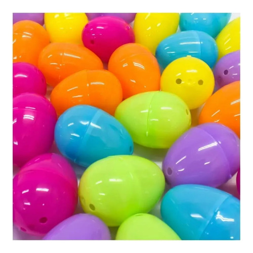 Cesta Pascua Plastico Porta Huevos Diseño Animalitos