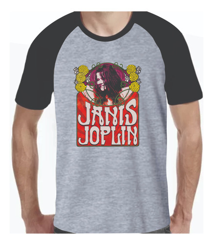 Reptilia Remeras Rock Janis Joplin (código 01)