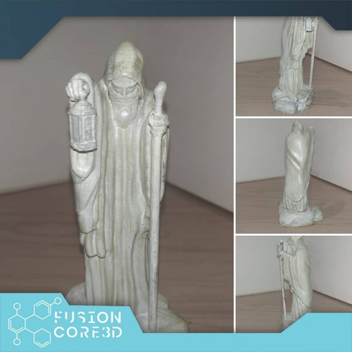 Escultura The Hermit (led Zeppelin) - Impressão 3d - 11cm