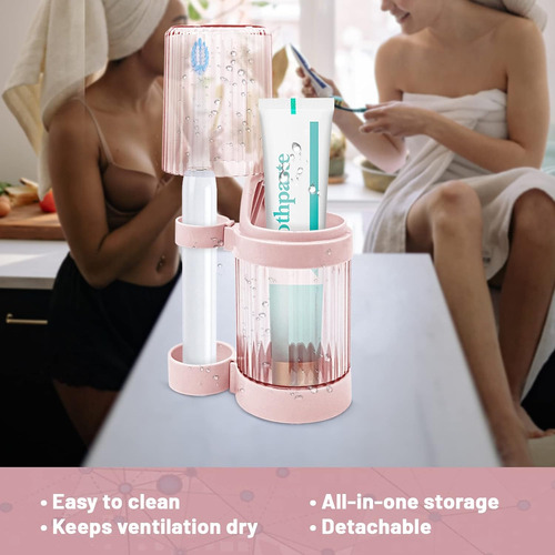 Soporte Para Cepillo De Dientos De Baño Con Taza, Taza Multi