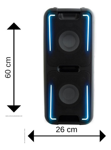 Caixa Som Pcx5500 Festa Som Potente Bluetooth Philco C/ Mic