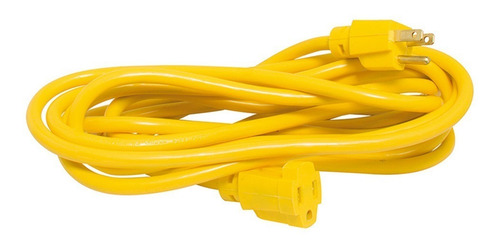 Extensión Eléctrica Uso Rudo Aterrizada Amarillo, 5 M Surtek