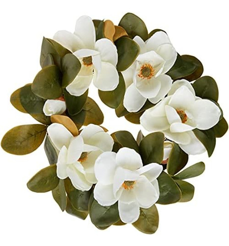 22  Magnolia Wreath With 7 Flowers, White (1920)