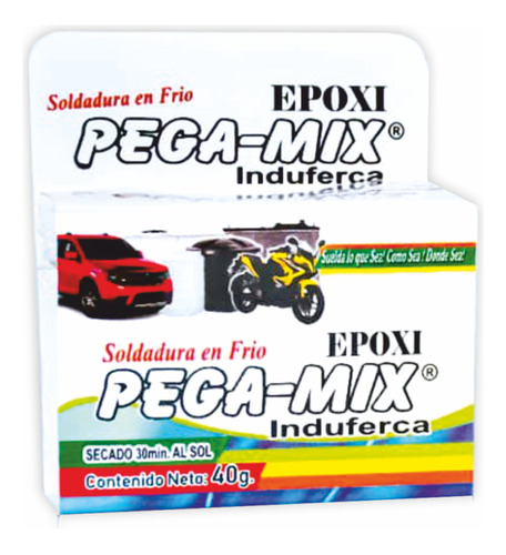 Pega Mix Soldadura Epoxica Al Frio Transparente 35gr