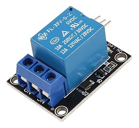 Módulo De Escudo De Relé De 1 Canal, 3pcs Dc 5v Indicador Le
