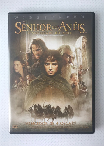 Dvd Duplo - O Senhor Dos Anéis - A Sociedade Do Anel