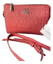 Comprar Bolsa Original Steve Madden - Nueva Coral Coral Piel Níquel Plateado