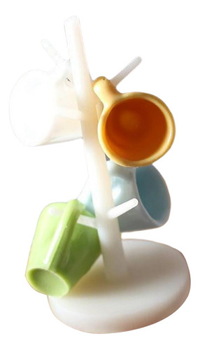 1/6 Casa De Muñecas Estante De Tazas En Tazas Multicolores