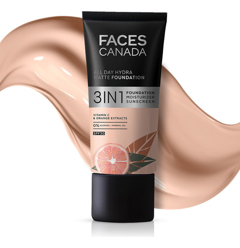 Base De Maquillaje Hydra Matte Para Todo El Día Con Spf 30 -
