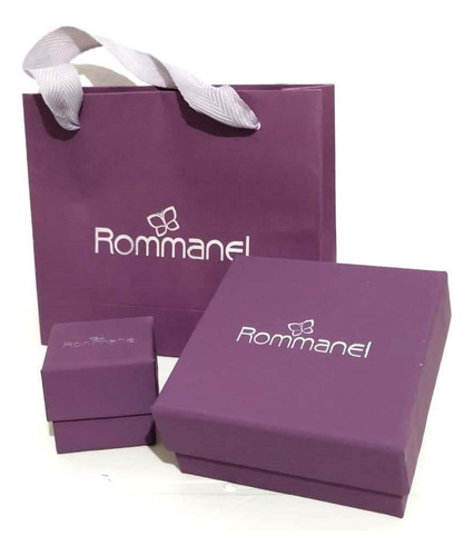 Kit Embalagem De Presente Rommanel Caixa E Sacola