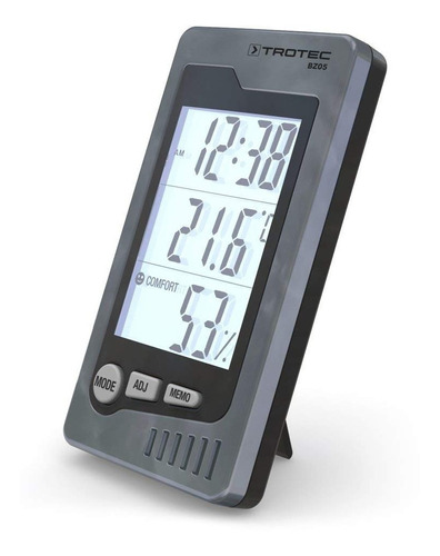 Termohigrometro Temperatura Humedad Reloj Alarma Trotec Bz05