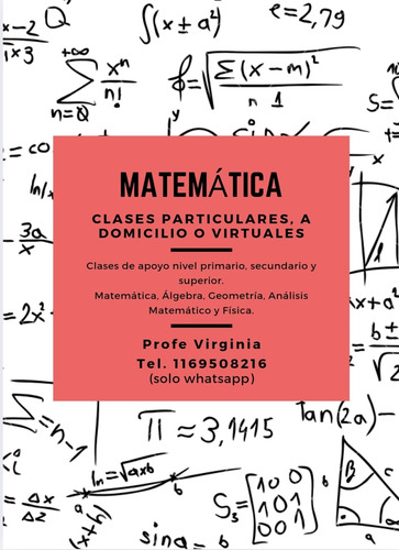 Clases Particulares De Matemática