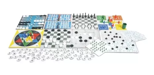 Kit 10 Jogos Clássicos de Tabuleiro NIG Brinquedos - Camilo's Variedades